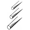 Music Wire - 36` Long -- .039` Diameter pkg(4), ALL, K & S Engineering 497