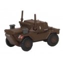 WWII Daimler Dingo - Assembled -- 10th Mounted Rifles (brown), N, Oxford Diecast NDSC002