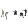 Scene-A-Rama(R) Figures -- American Civil War Soldiers pkg(5), All Scales, Woodland Scenics 4445