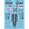 Military Aircraft Decal Set -- F-86A Peg 0 My Heart 336th F-86 Gopher 335th F-86 , 1/48, Microscale Industries Inc AC480058