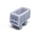 Mining Cart -- Unpainted 3D Printed Part, N, All Scale Miniatures 1601970