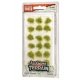 Peel `n` Plant Tufts - All Game Terrain -- Light Green, All Scales, Woodland Scenics 6626
