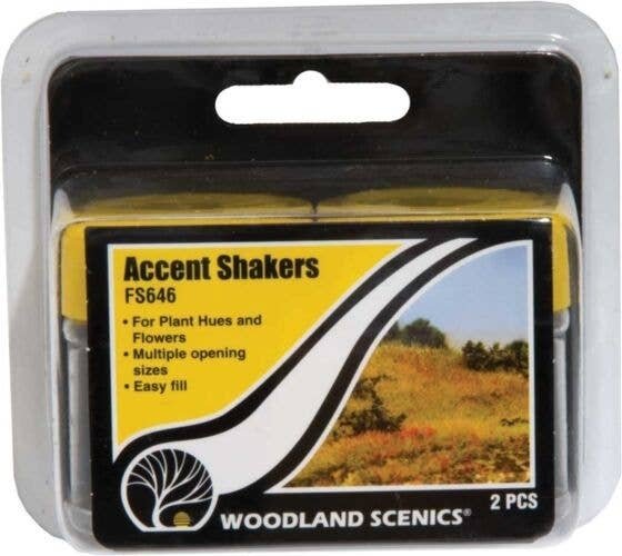 Field System -- Accent Shakers pkg(2), All Scales, Woodland Scenics 646