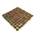 Grass Tufts 5/32′ 4mm -- Mixed Flowers pkg(100), All Scales, Peco SGTMIX04