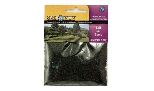 Scene-A-Rama(R) - 2oz 56.7g -- Soil, All Scales, Woodland Scenics 4182