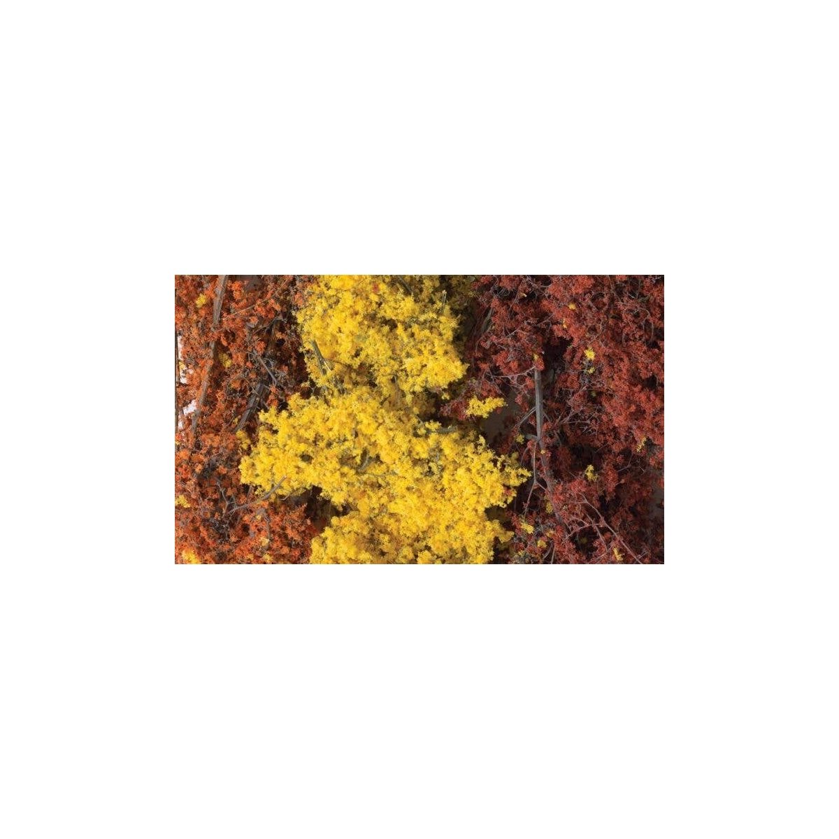 Fine Leaf Foliage(TM) - 75 Cu. In. 1.2 Cu. m. -- Fall Mix, All Scales, Woodland Scenics 1135