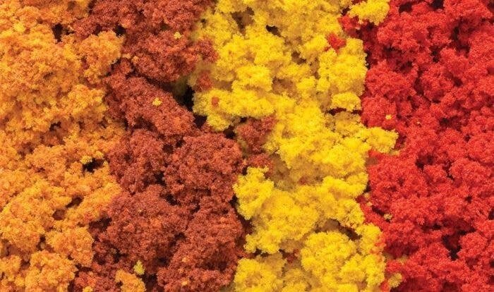 Clump Foliage(TM) - 3 Quarts 2.8L -- Autumn Mix, All Scales, Woodland Scenics 186