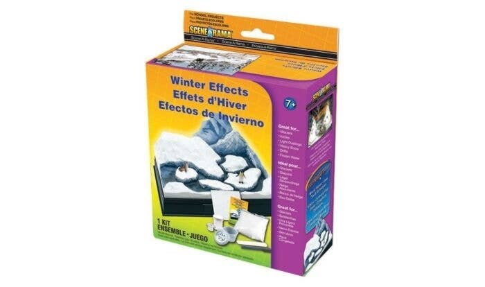 Scene-A-Rama(TM) Diorama Add-On Kits -- Winter Effects, HO, Woodland Scenics 4123