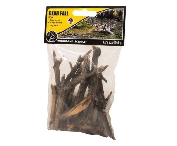 Scatter Material - 1-3/4oz 49.6g -- Dead Fall, HO, Woodland Scenics 29