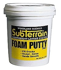 Foam Putty(TM) - SubTerrain System -- 16oz 473mL, All Scales, Woodland Scenics 1447