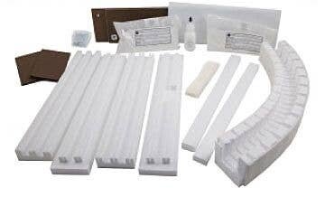 Woodland Scenics(R) Subterrain(R) T-Trak Module Kit with Unitrack -- 90-Degree Curved-Corner, N, Kato USA Inc K28886