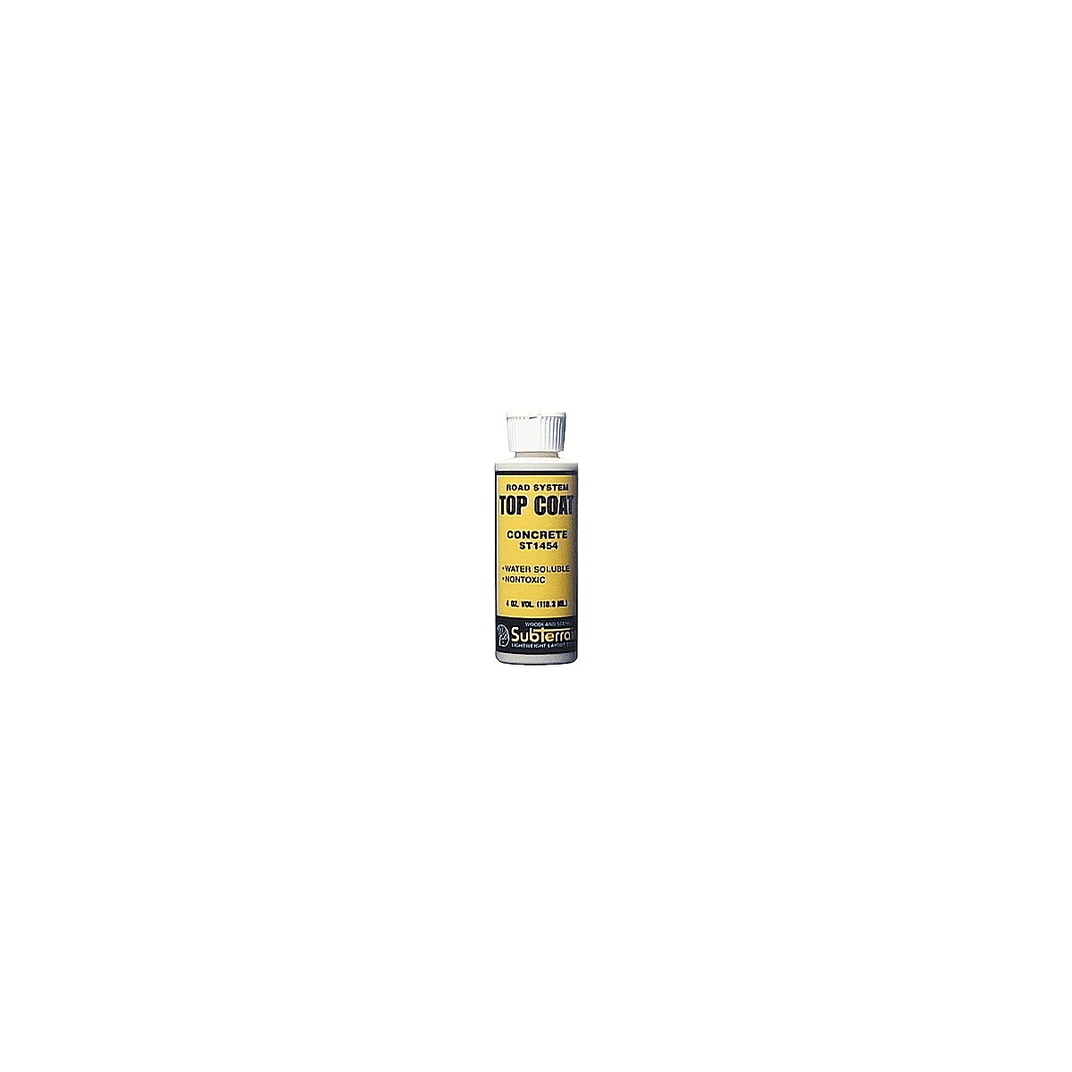Top Coat(TM) - SubTerrain System -- Concrete - 4oz 118mL, All Scales, Woodland Scenics 1454