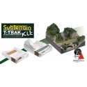 Woodland Scenics(R) Subterrain(R) T-Trak Module Kit with Unitrack -- Straight, N, Kato USA Inc K28885