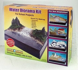 Scene-A-Rama(TM) Diorama Kits -- Water, HO, Woodland Scenics 4113