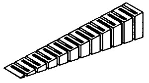 Incline Set - SubTerrain System -- 4% Grade 4 - 24′ 61cm Section, All Scales, Woodland Scenics 1411