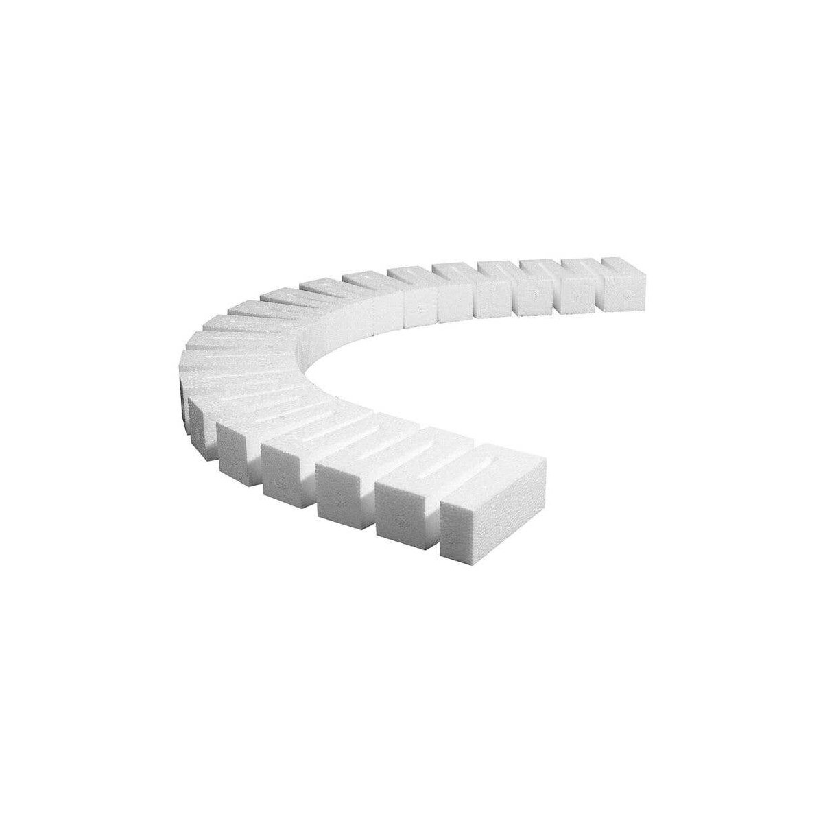 Risers - SubTerrain System -- 1/2` x 2` 1.3 x 61cm pkg(4), All Scales, Woodland Scenics 1406