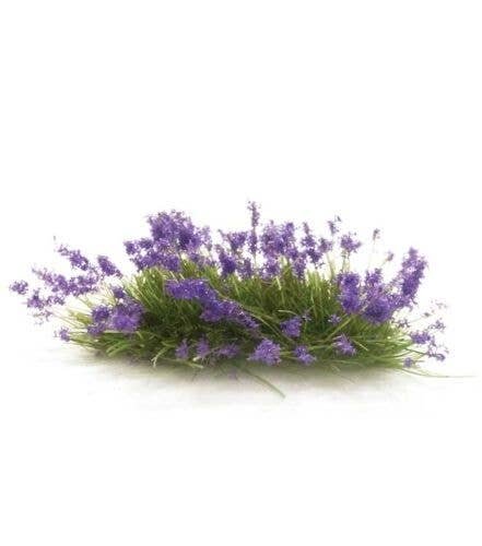 Peel `n` Plant Tufts - All Game Terrain -- Purple Flowers, All Scales, Woodland Scenics 6628