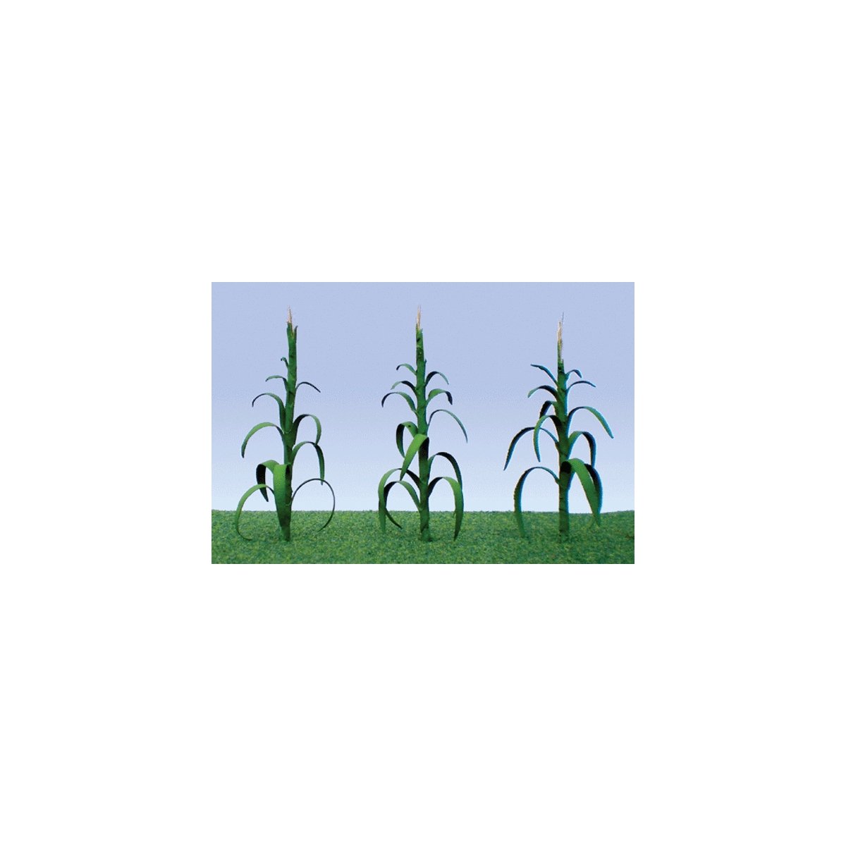 Corn Stalks -- 2′ 5cm Tall pkg(28), O, JTT Miniature Tree 95553