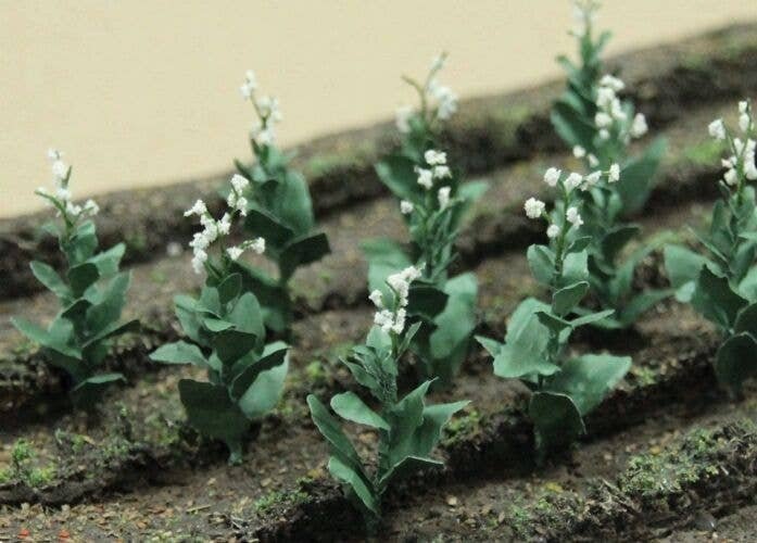 Tobacco Plants -- pkg(16), HO, JTT Miniature Tree 95586