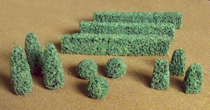 Boxwood Plants -- pkg(20), HO, JTT Miniature Tree 95584