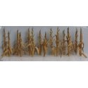 Dried Corn Stalks -- pkg(28), O, JTT Miniature Tree 95589