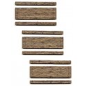 Weathered 1-Lane Wood Grade Crossing -- Kit pkg(3), N, Blair Line 14