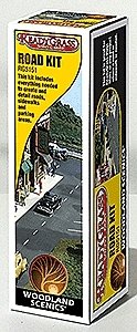 ReadyGrass(TM) Mat Accessories -- Road Kit, All Scales, Woodland Scenics 5151