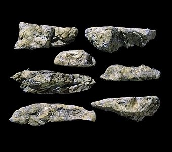 Rock Molds - 5 x 7′ 12.7 x 17.7cm -- Embankments, All Scales, Woodland Scenics 1233