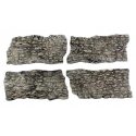 Rock Faces - Ready Rocks -- 4 Pieces, All Scales, Woodland Scenics 1138