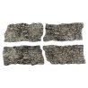 Rock Faces - Ready Rocks -- 4 Pieces, All Scales, Woodland Scenics 1138