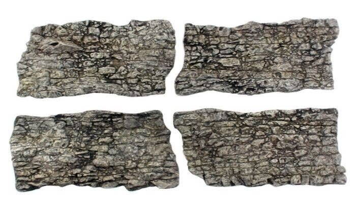 Rock Faces - Ready Rocks -- 4 Pieces, All Scales, Woodland Scenics 1138
