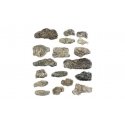 Surface Rocks - Ready Rocks -- 18 Pieces, All Scales, Woodland Scenics 1140