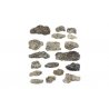 Surface Rocks - Ready Rocks -- 18 Pieces, All Scales, Woodland Scenics 1140