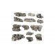 Rock Outcroppings - Ready Rocks -- 13 Pieces, All Scales, Woodland Scenics 1139
