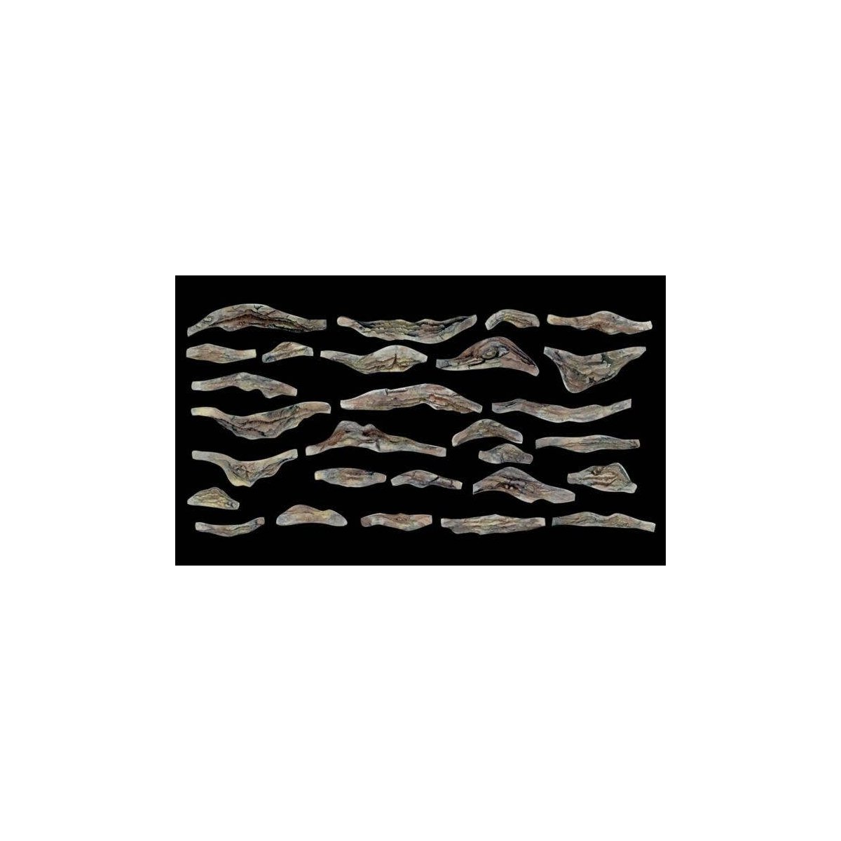 Creek Bank Rock Molds -- Set of 2, All Scales, Woodland Scenics 1245