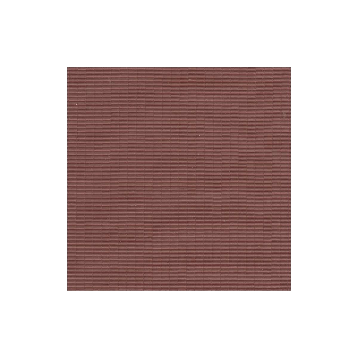 Roof Sections -- Round Tile (red), HO, Kibri 34142