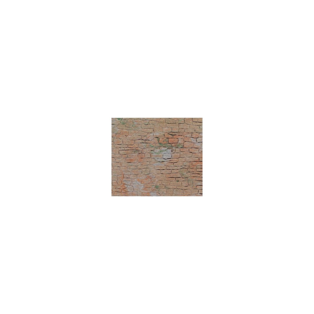 Roofing - Plastic Sheet - 4-5/8 x 7-13/16′ 11.9 x 19.8cm -- Shingles (1/2 Square, 1/2 Diamond), N, Kibri 37965