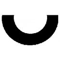 Rod Half-Round -- 3/32 x 15′, ALL, Plastruct Inc 90171
