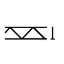 ABS Open Web Truss, Warren Style 1 -- 1/8 x 3′ .3 x 7.6cm pkg(2), ALL, Plastruct Inc 90411