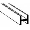 Styrene Structural Shapes - H-Columns -- 1/16 x 10′ pkg(10), ALL, Plastruct Inc 90541