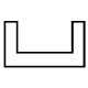 Styrene Structural Shapes - Deep Channels -- 1/16 x 10′ Long pkg(10), ALL, Plastruct Inc 90581