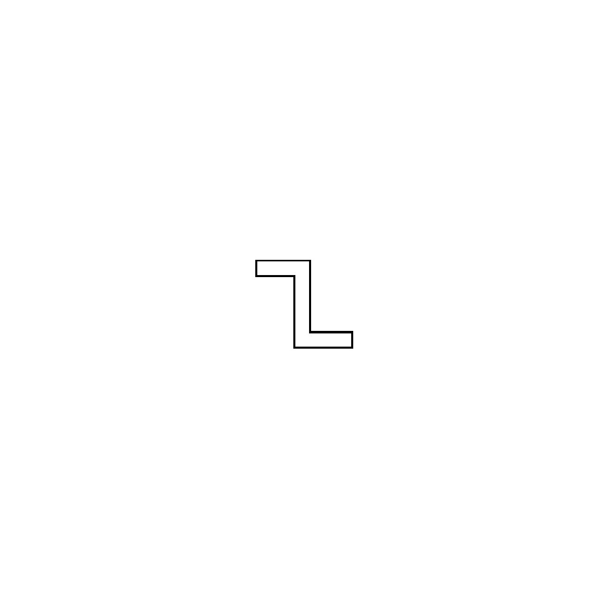 Styrene Structural Shapes - Zees -- 1/16 x 10′ Long pkg(10), ALL, Plastruct Inc 90591