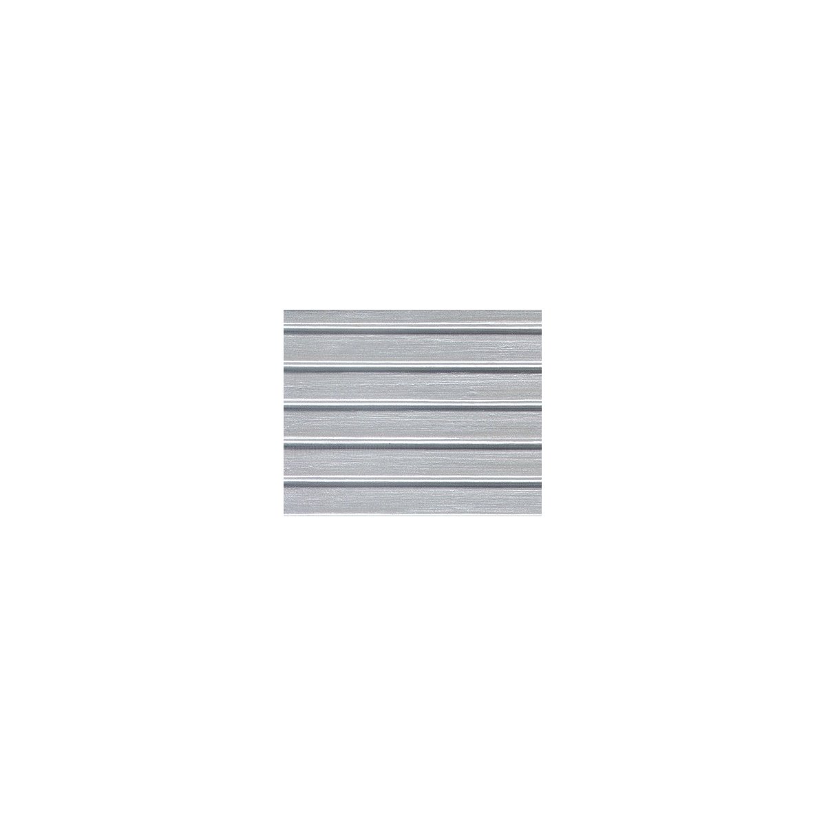 Patterned Sheets - Roofing - Ribbed Metal - .020 x 7 x 12` pkg(2) -- Beige - .287` Spacing, 1/32, Plastruct Inc 91513