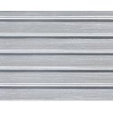 Patterned Sheets - Roofing - Ribbed Metal - .020 x 7 x 12` pkg(2) -- Beige - .287` Spacing, 1/32, Plastruct Inc 91513
