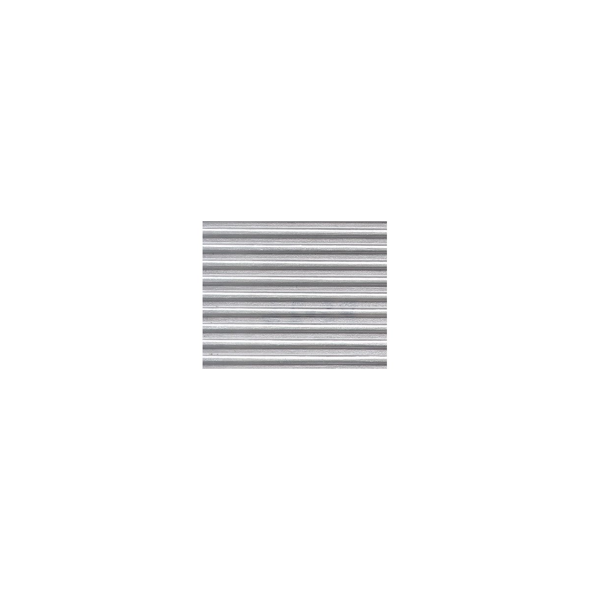 Patterned Sheets - Siding - Corrugated - .020 x 7 x 11` pkg(2) -- White - .125` Spacing, 1/32, Plastruct Inc 91520