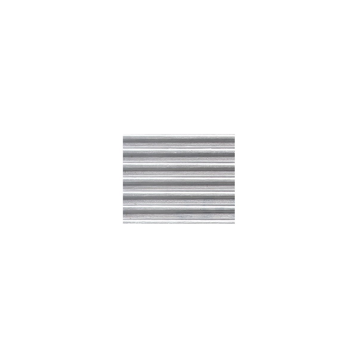 Patterned Sheets - Siding - Corrugated - .020 x 7 x 11` pkg(2) -- White - .187` Spacing, G, Plastruct Inc 91521