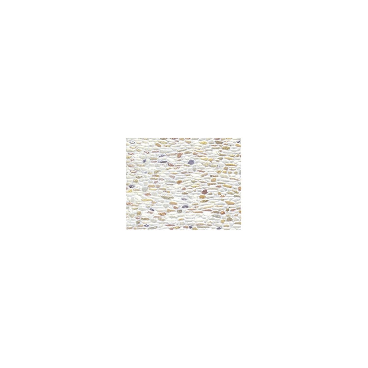 Patterned Sheets - Stone - Field Stone - .020 x 7 x 12` pkg(2) -- .250` Beige Stones, HO, Plastruct Inc 91563
