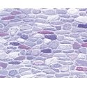 Patterned Sheets - Stone - Field Stone - .020 x 7 x 12` pkg(2) -- .325` Gray Stones, O, Plastruct Inc 91565