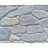 Patterned Sheets - Stone - Field Stone - .020 x 7 x 24` -- .750` Beige Stones, ALL, Plastruct Inc 91583