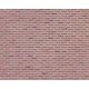 Patterned Sheets - Rough Brick - .020 x 7 x 12` pkg(2) -- .200` Red Bricks, O, Plastruct Inc 91606